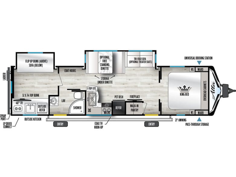 2027 Alta 3150KBH Travel Trailer