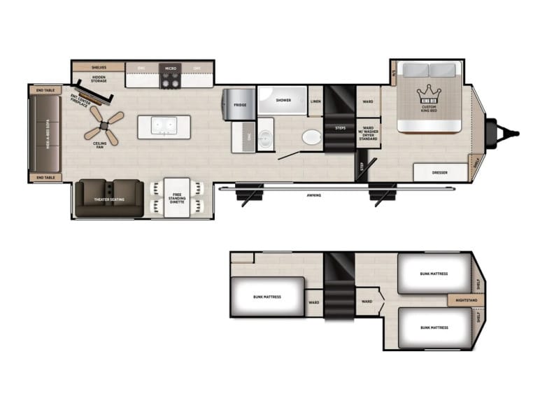 2027 Salem Grand Villa 42DL Park Trailer