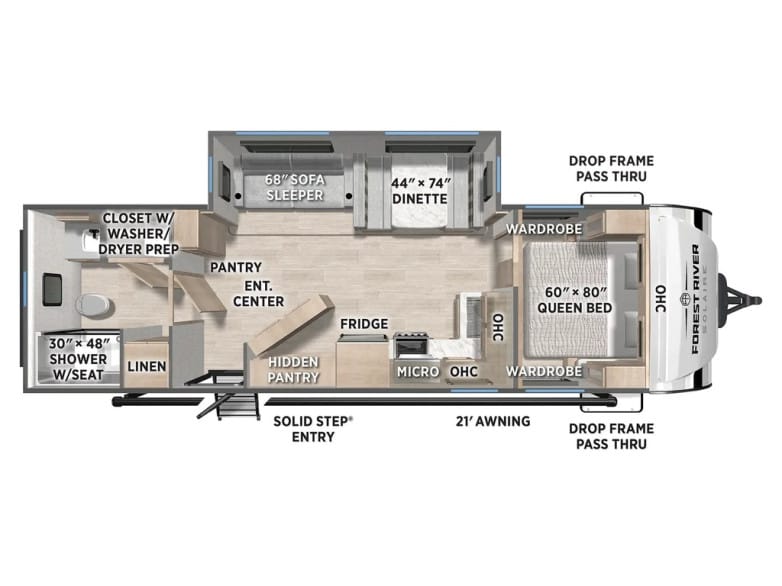 2027 SolAire 2580RBSS Travel Trailer photo 1