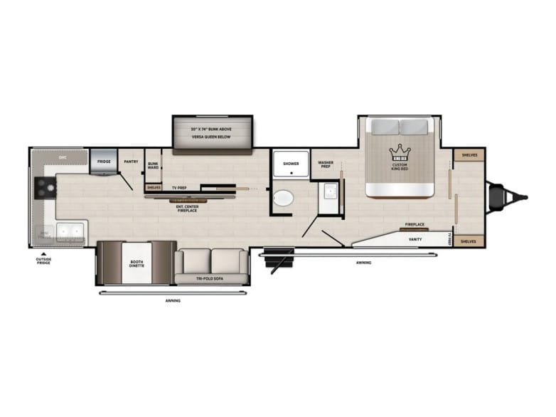 2027 Vibe 3400SB Travel Trailer