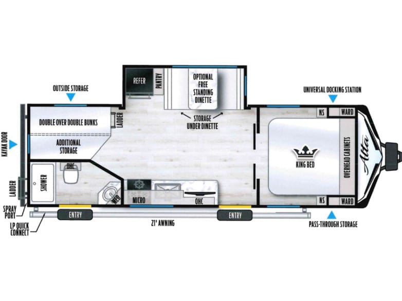 2027 Alta 2475KBH Travel Trailer photo 1