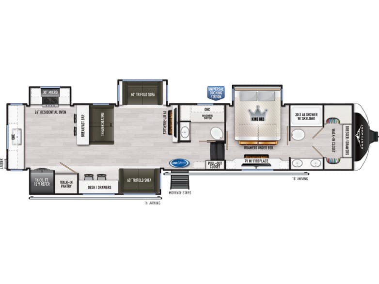 2027 Ahara 395FB Fifth Wheel