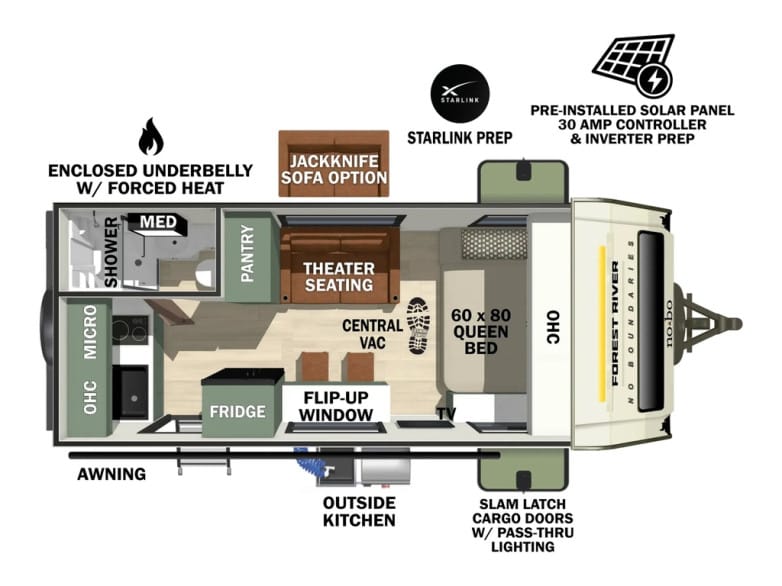 2027 No Boundaries (NOBO) NB18.2 Travel Trailer