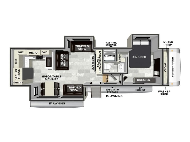 2027 Cardinal 33CHEF Fifth Wheel photo 1