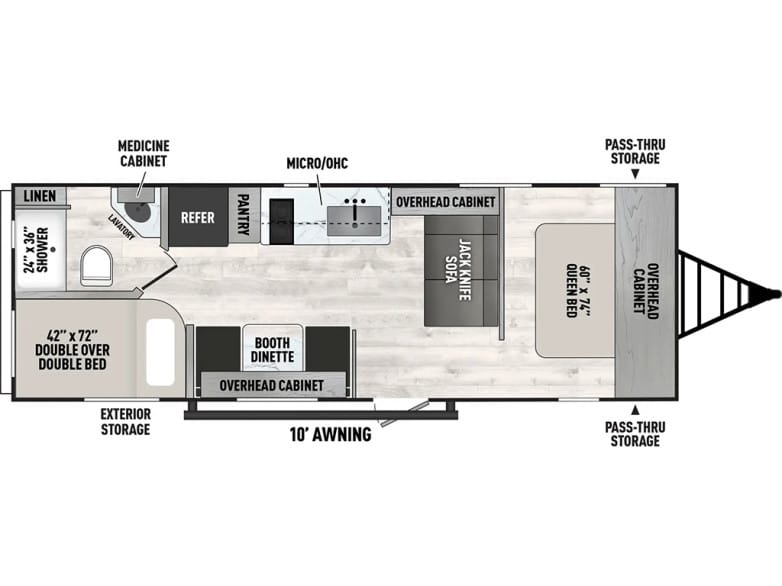 2027 Clipper 5K Series 26BH Travel Trailer