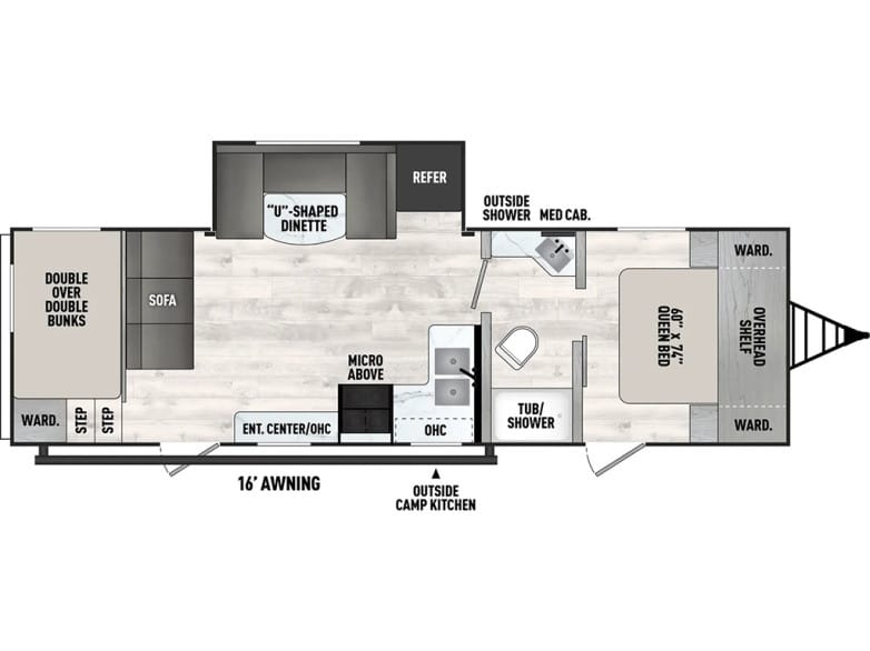 2027 Clipper 6K Series 262BHS Travel Trailer