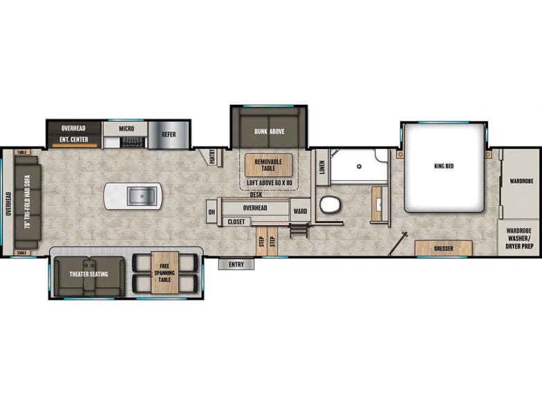 2027 Brookstone 398MBL Fifth Wheel