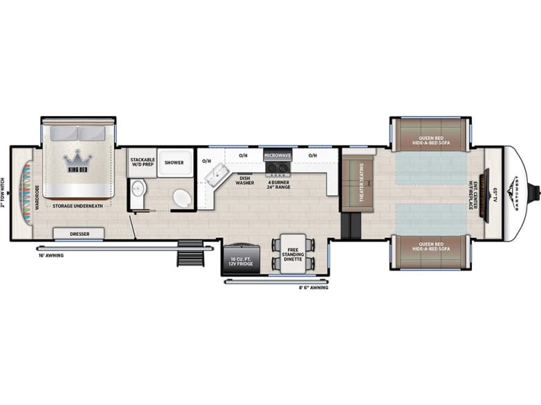 2027 Tandara 390FL Fifth Wheel