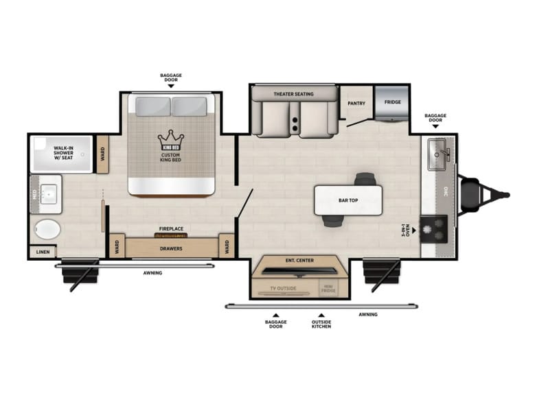 2027 Vibe 2500FIK Travel Trailer
