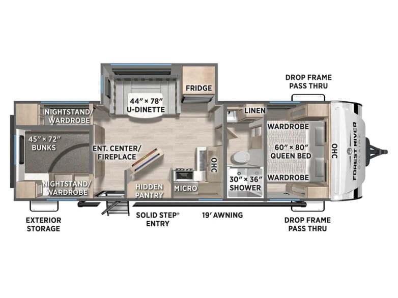 2027 SolAire 2750BHS Travel Trailer