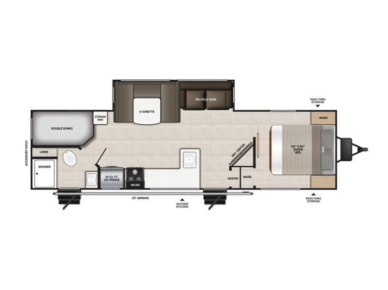 2027 Hemisphere Hyper Lyte 25BHHL Travel Trailer