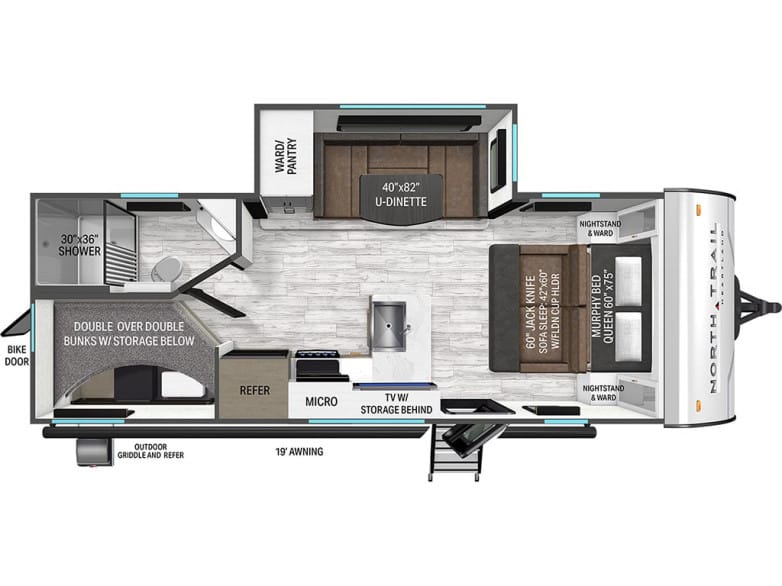 2027 North Trail 220MB Travel Trailer