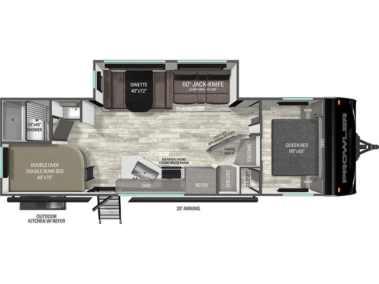2027 Prowler 2702BHS Travel Trailer