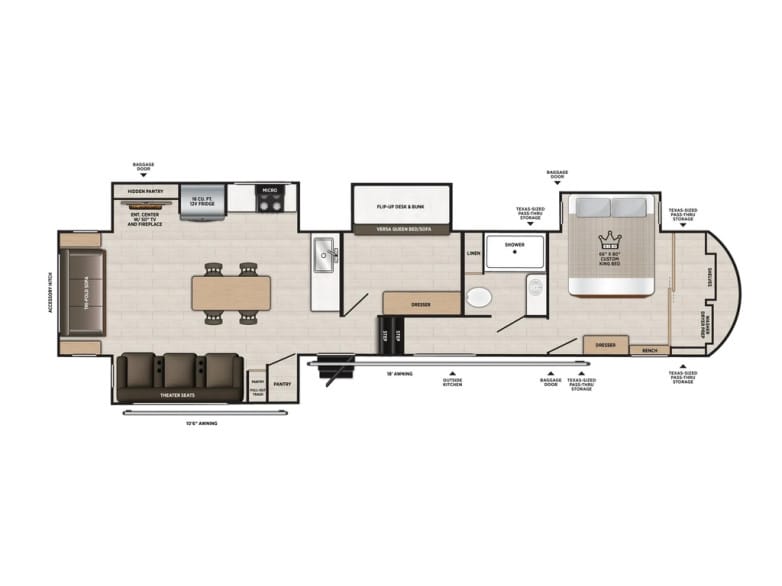 2027 Hemisphere 373MBRL Fifth Wheel photo 1