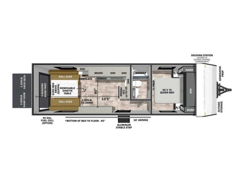 2027 XLR Boost 2413B Toy Hauler (Travel Trailer)