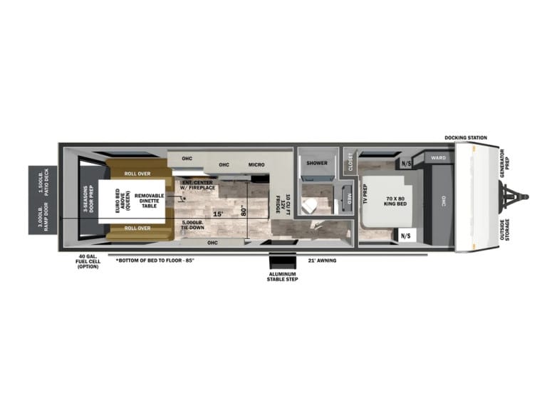 2027 XLR Boost 2715B Toy Hauler (Travel Trailer)