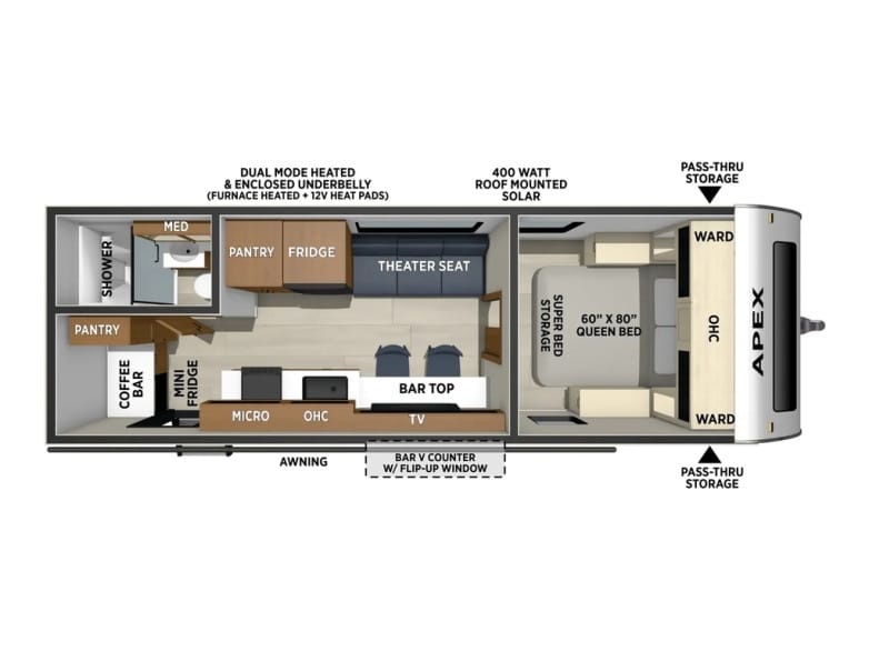 2027 Apex 205RB Travel Trailer