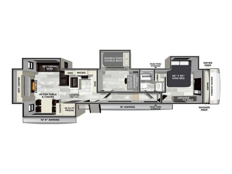 2027 Cardinal 41DUB Fifth Wheel