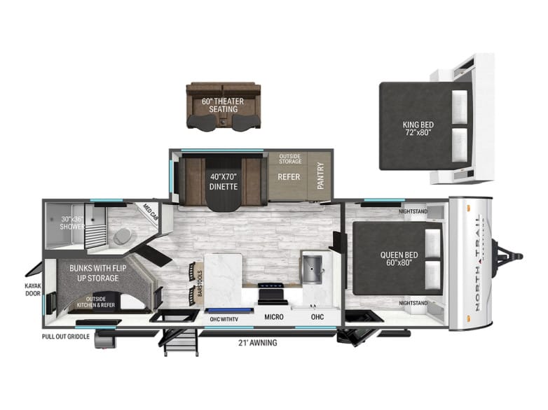 2027 North Trail 250BH Travel Trailer