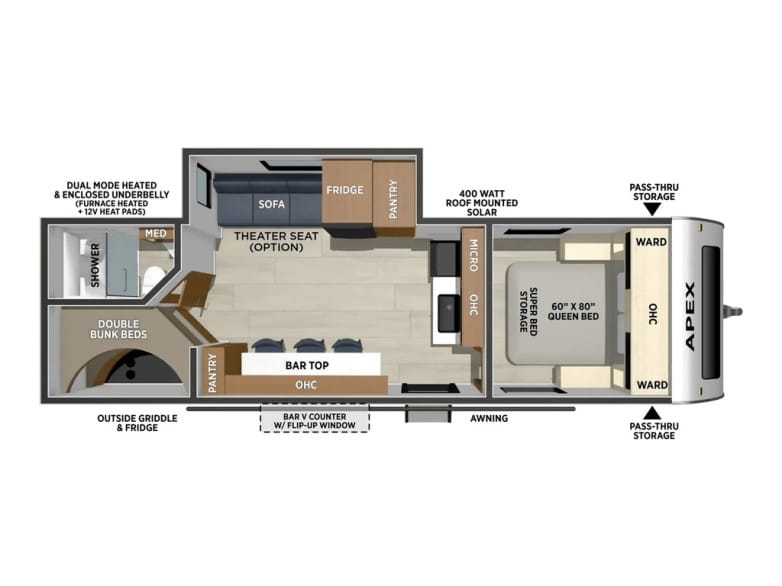 2027 Apex 239BARV Travel Trailer