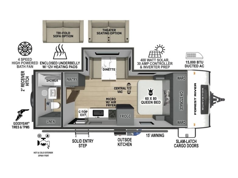 2027 Surveyor Legend 19RBLE Travel Trailer photo 1