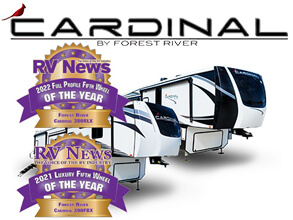 Cardinal Fifth Wheel by Forest River